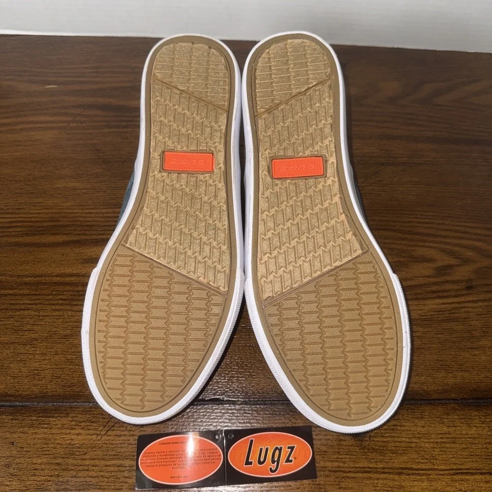 Lugz‎ Mens Clipper Slip-On Sneaker Size 9 Canvas Boat Shoe Summer NWOB